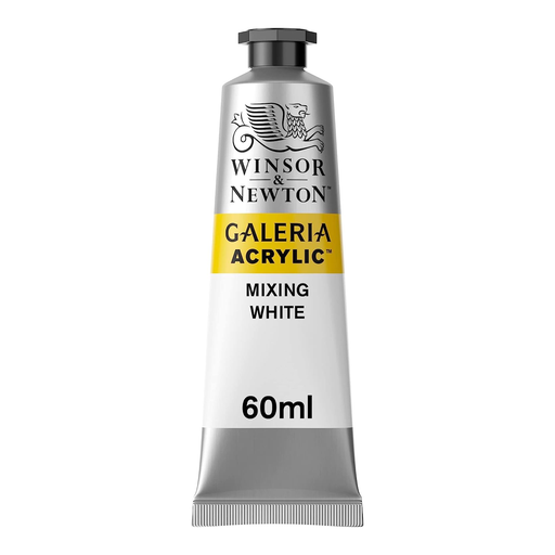 [094376971606] WINSOR & NEWTON GALERIA ACRYLIC COLOUR 60ML TBE MIXING WHITE