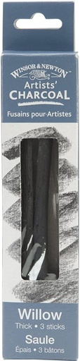 WINSOR & NEWTON WILLOW CHARCOAL THICK12S
