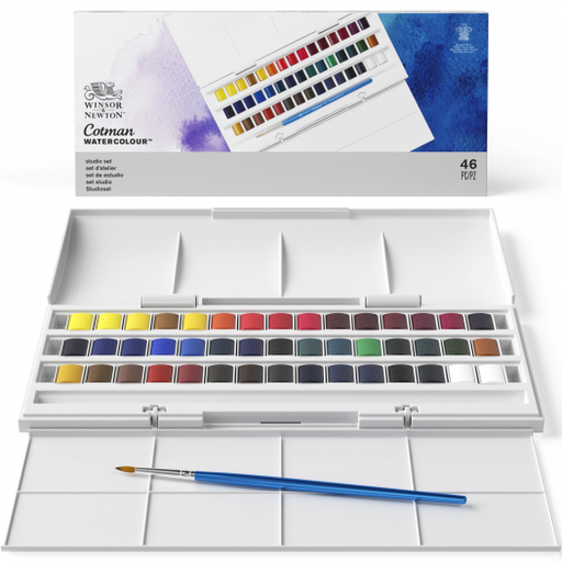 WINSOR & NEWTON COTMAN WATERCOLOUR HP STUDIO SET