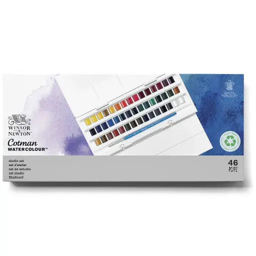 WINSOR & NEWTON COTMAN WATERCOLOUR HP STUDIO SET
