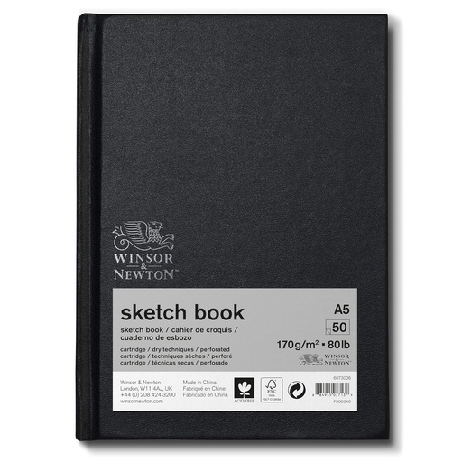 WINSOR & NEWTON SKETCH BOOK 170 A5 50S