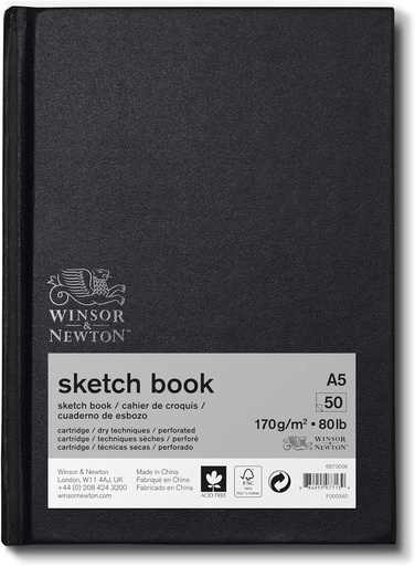 WINSOR & NEWTON SKETCH BOOK 170 A5 50S