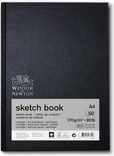 WINSOR & NEWTON SKETCH BOOK 170 A4 50S