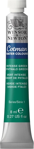 WINSOR & NEWTON COTMAN WATERCOLOUR 8ML TBE INTENSE GREEN ROW