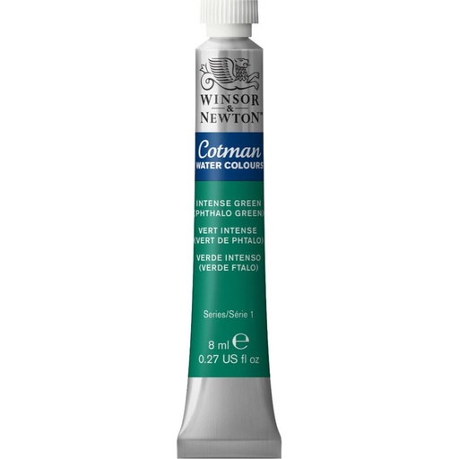 WINSOR & NEWTON COTMAN WATERCOLOUR 8ML TBE INTENSE GREEN ROW