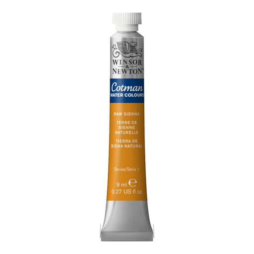 WINSOR & NEWTON COTMAN WATERCOLOUR 8ML TBE RAW SIENNA ROW