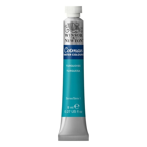 WINSOR & NEWTON COTMAN WATERCOLOUR 8ML TBE TURQUOISE ROW